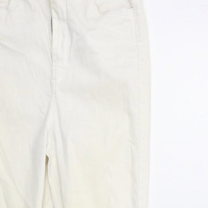 Topshop Womens White  Denim Skinny Jeans Size 30 in L25 in