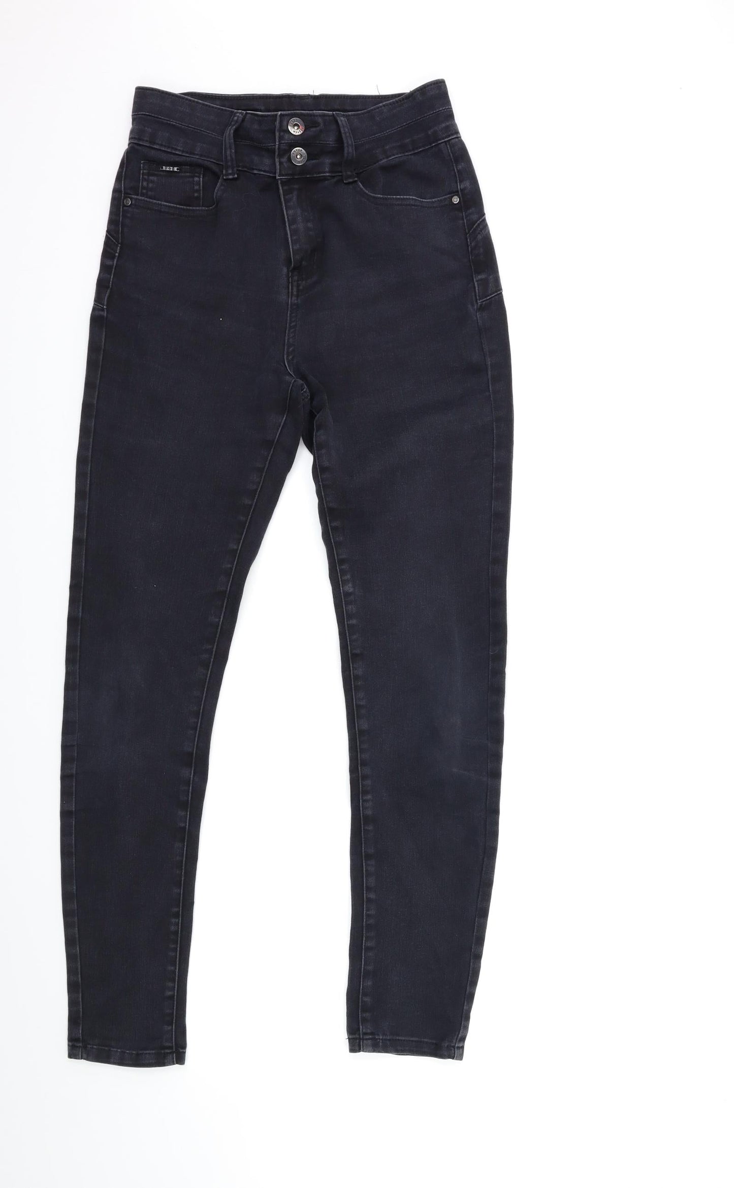 Womens UK Size 26 in Preworn Regular Fit Skinny Black Jeans