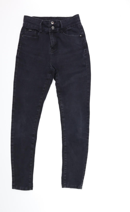 Womens UK Size 26 in Preworn Regular Fit Skinny Black Jeans