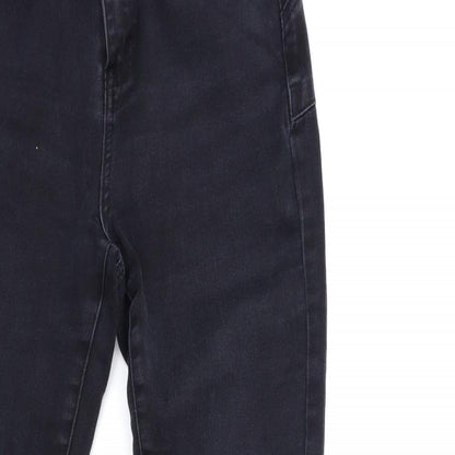 Womens UK Size 26 in Preworn Regular Fit Skinny Black Jeans