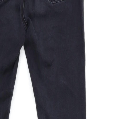 Womens UK Size 26 in Preworn Regular Fit Skinny Black Jeans