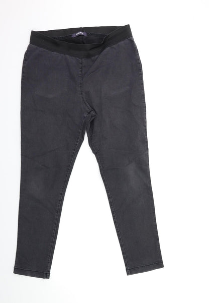 Womens UK Size 32 in Marks and Spencer Regular Fit Jegging Black Jeans