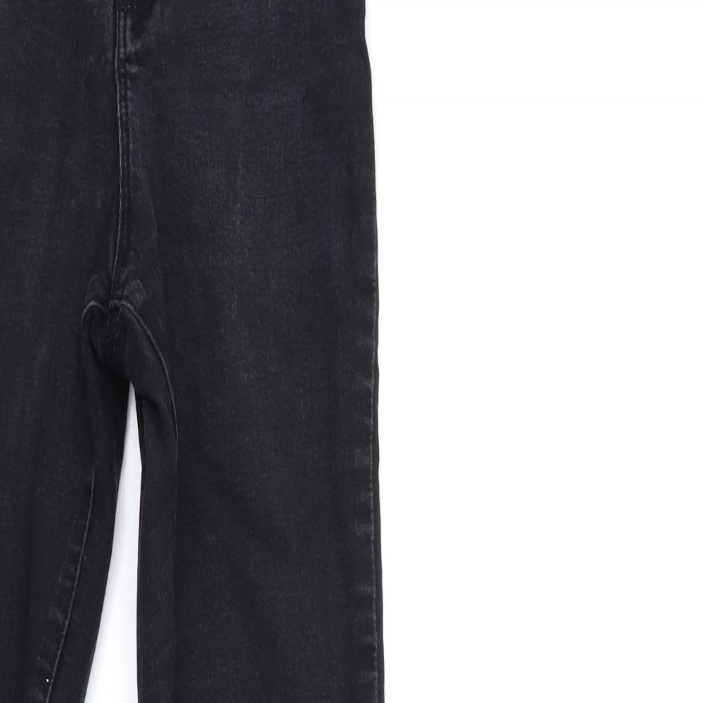 Denim & Co. Womens Black  Denim Skinny Jeans Size 8 L30 in