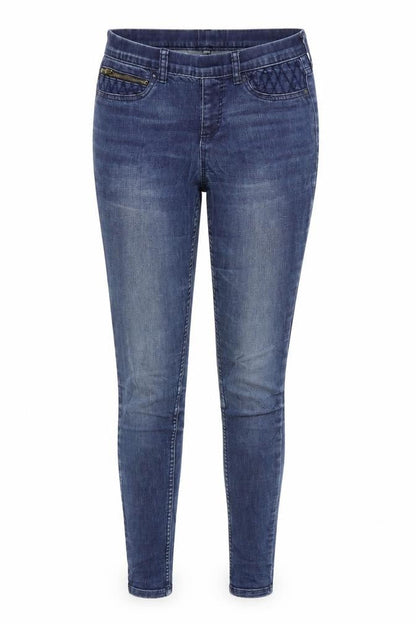 Womens Blue  Denim Skinny Jeans Size 8 L29 in