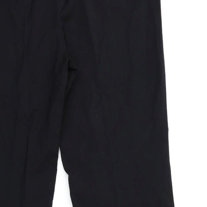 Womens UK Size 14 Marks and Spencer Regular Fit  Black Trousers