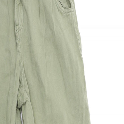 Preworn Womens Green  Denim Mom Jeans Size 26 in L26 in