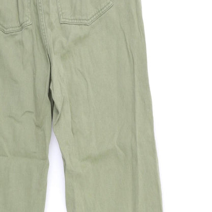 Preworn Womens Green  Denim Mom Jeans Size 26 in L26 in