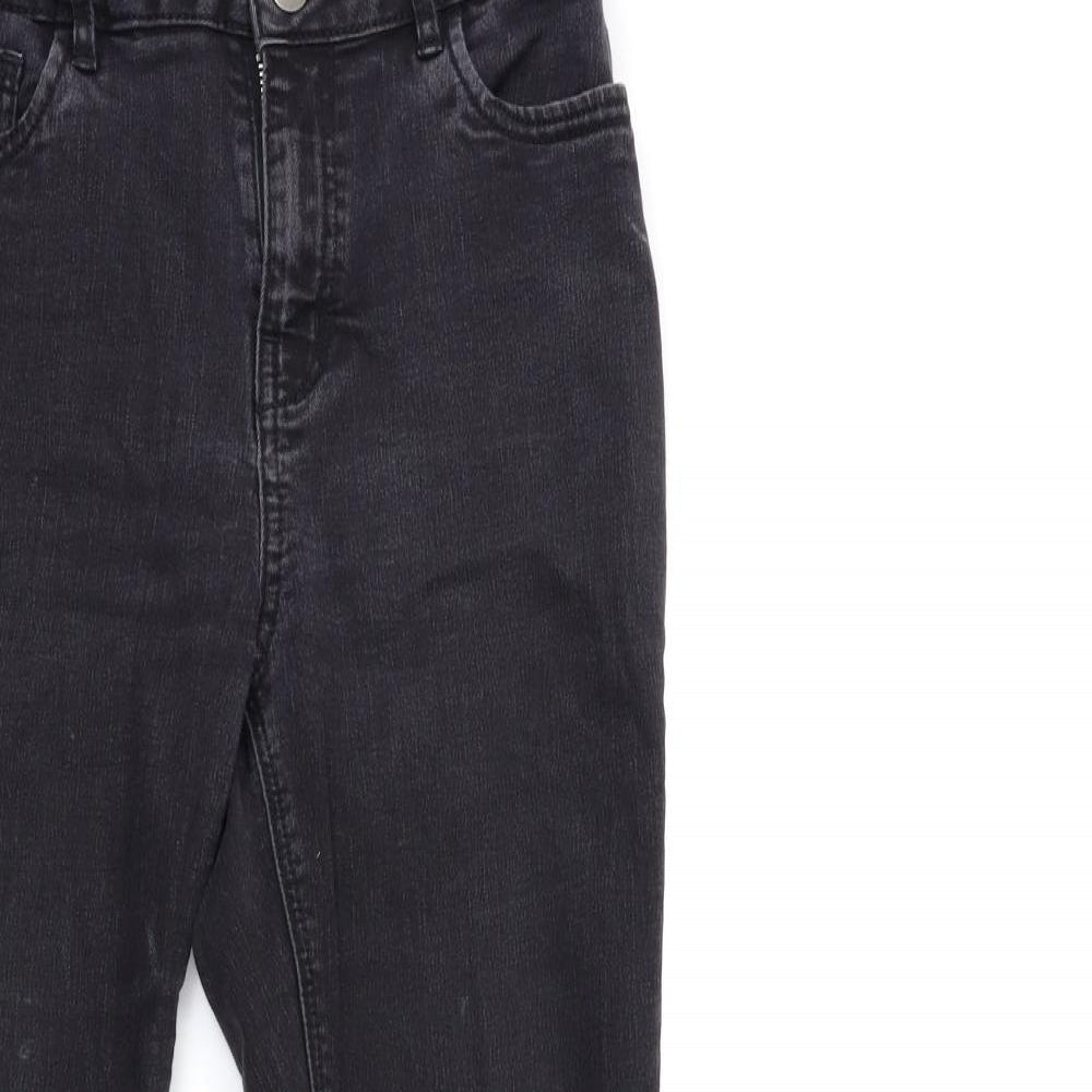 NEXT Womens Black  Denim Skinny Jeans Size 10 L28 in