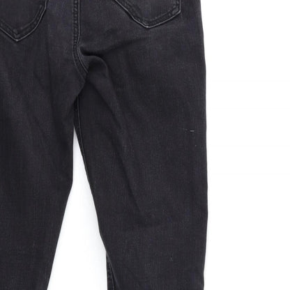 NEXT Womens Black  Denim Skinny Jeans Size 10 L28 in