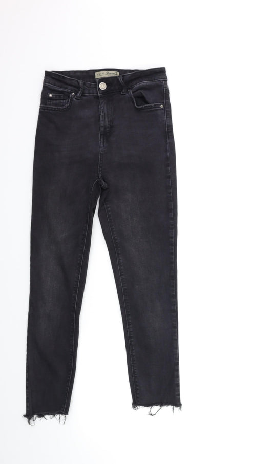 Denim & Co. Womens Black  Denim Skinny Jeans Size 8 L23 in