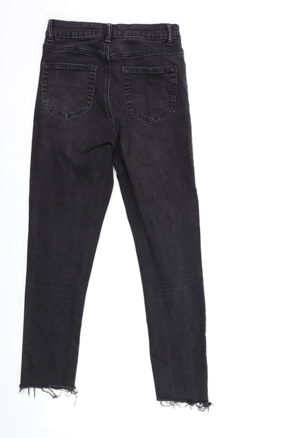 Denim & Co. Womens Black  Denim Skinny Jeans Size 8 L23 in