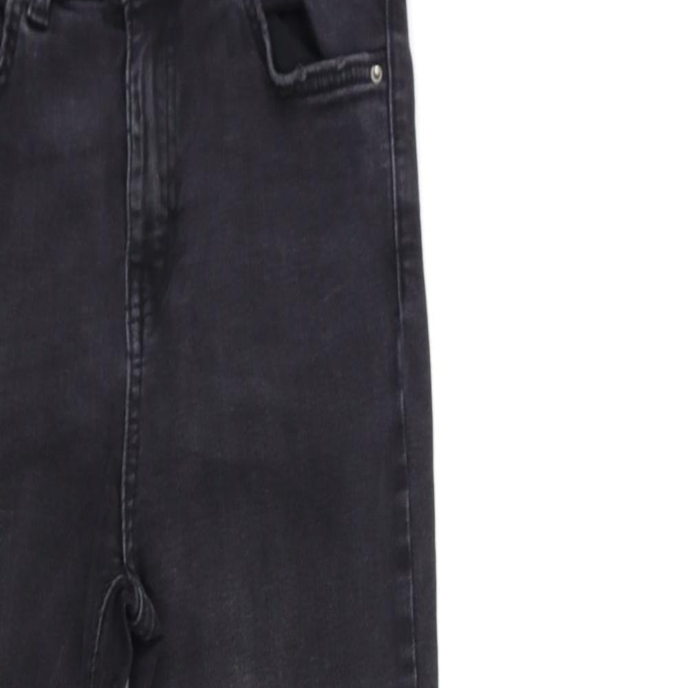 Denim & Co. Womens Black  Denim Skinny Jeans Size 8 L23 in
