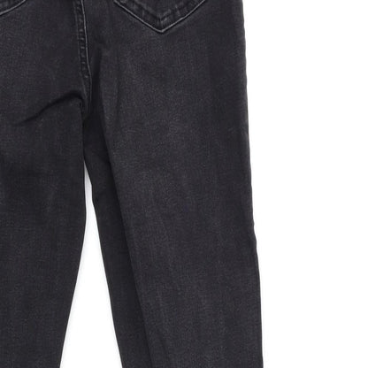 Denim & Co. Womens Black  Denim Skinny Jeans Size 8 L23 in