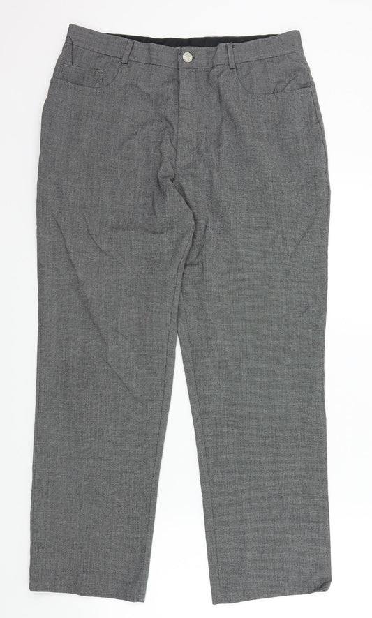 creonprevis Mens Grey   Trousers  Size 34 L27 in