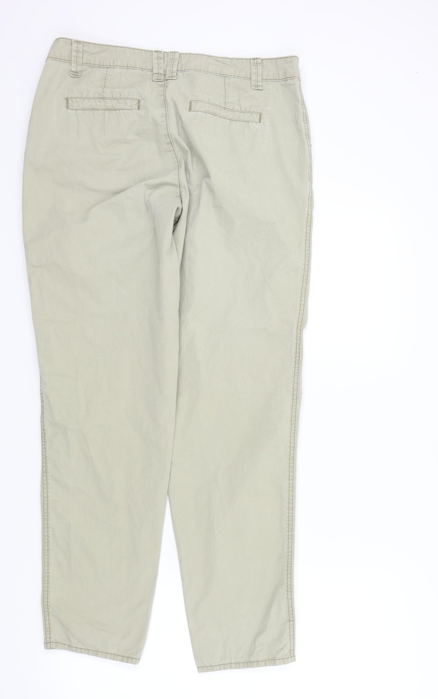 Womens UK Size 12 M&S Regular Fit  Beige Trousers