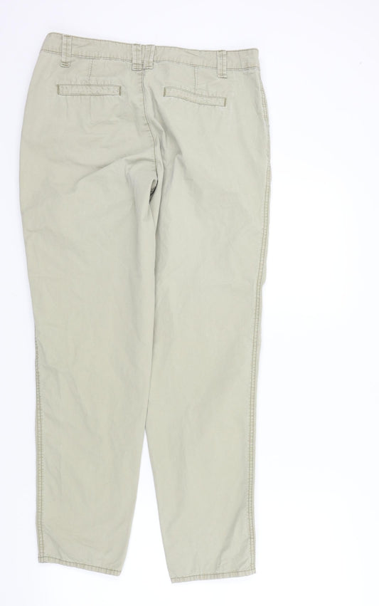 M&S Womens Beige   Trousers  Size 12 L29 in