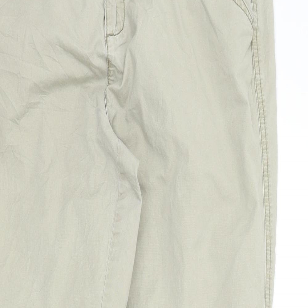 Womens UK Size 12 M&S Regular Fit  Beige Trousers