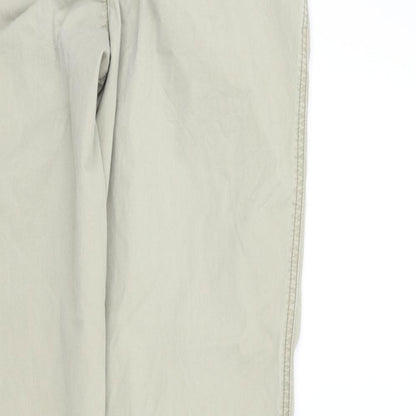 Womens UK Size 12 M&S Regular Fit  Beige Trousers