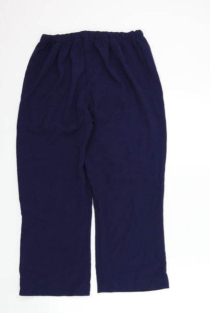 dixie Womens Blue   Trousers  Size 18 L24 in