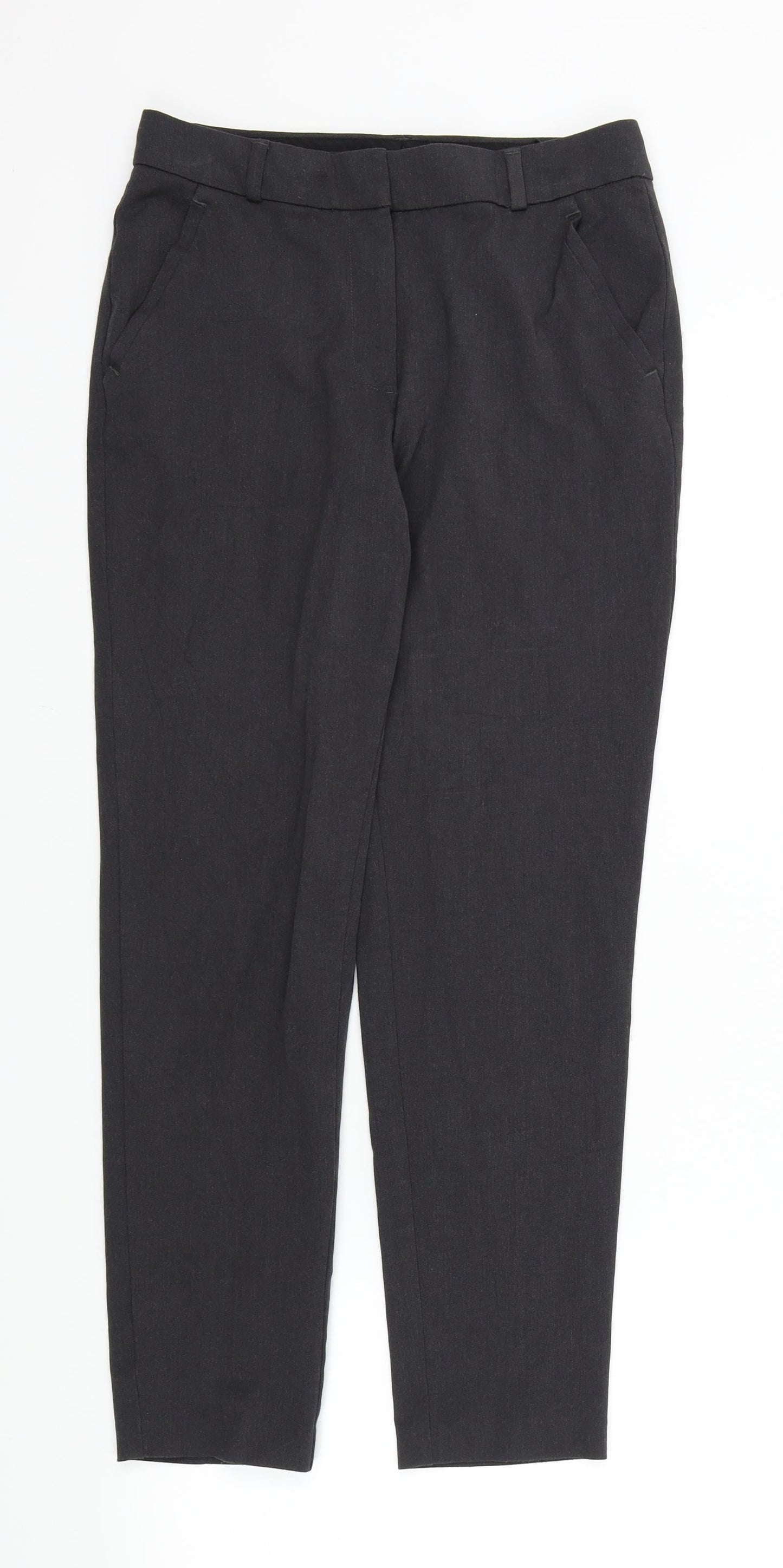 Womens UK Size 8 M&S Regular Fit  Grey Trousers