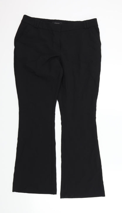 Primark Womens Black   Trousers  Size 12 L28 in