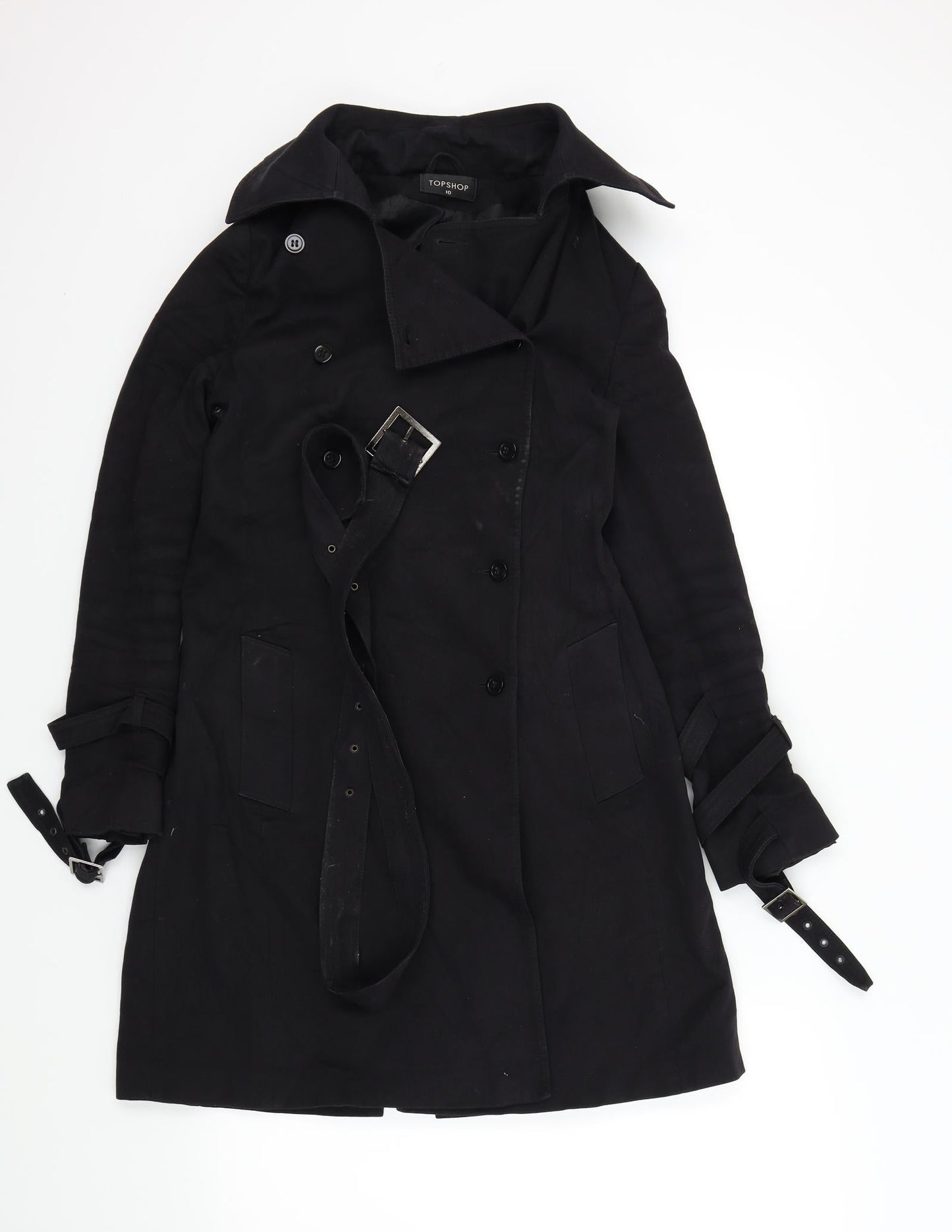 Womens UK Size 10 Topshop Black Jacket