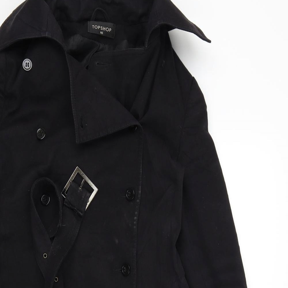 Womens UK Size 10 Topshop Black Jacket