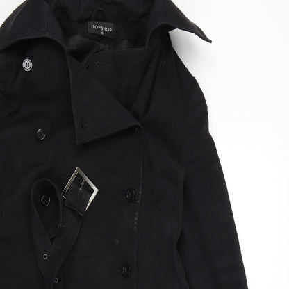 Womens UK Size 10 Topshop Black Jacket