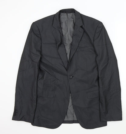 Mens UK Size XL M&S Regular Grey Suit Jacket