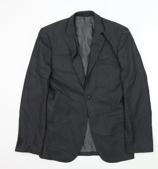 Mens UK Size XL M&S Regular Grey Suit Jacket