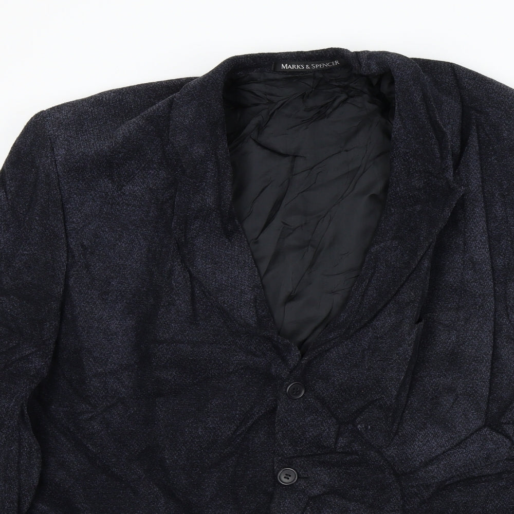 Mens UK Size M M&S Blue Jacket