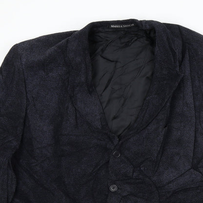 Mens UK Size M M&S Blue Jacket