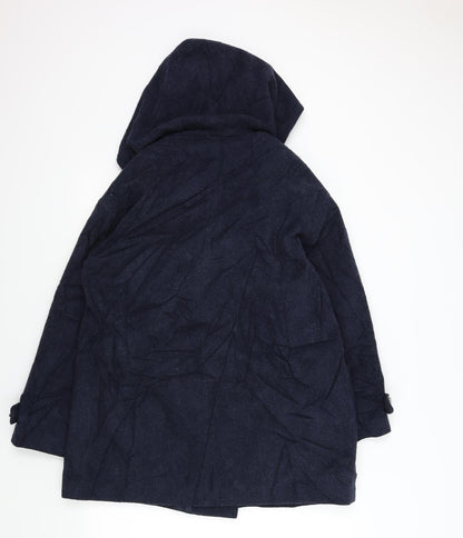 House of Fraser Womens Blue   Jacket Coat Size 12