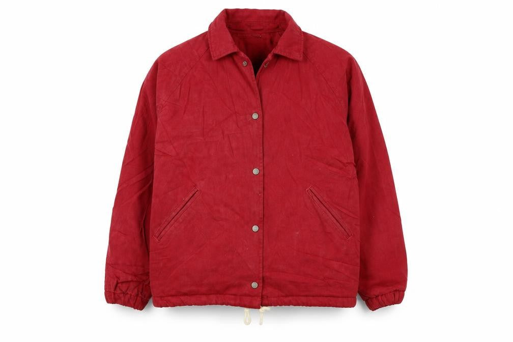 Mens UK Size S Pull&Bear Red Overcoat
