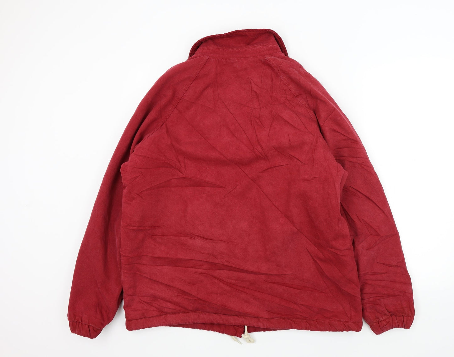 Mens UK Size S Pull&Bear Red Overcoat
