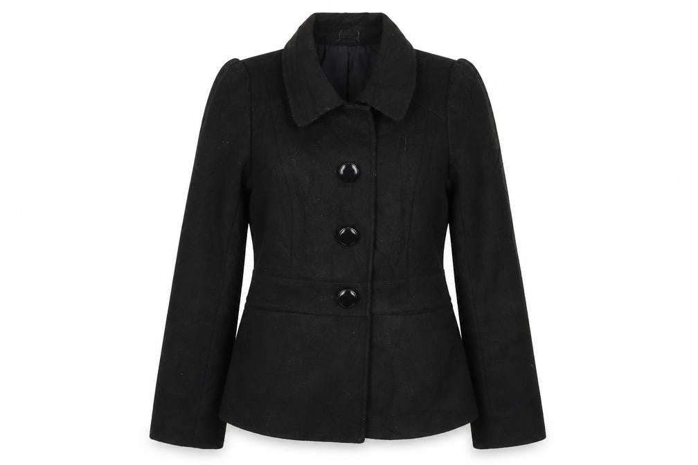 Womens UK Size 8 M&S Black Jacket