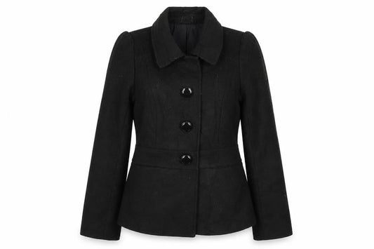 Womens UK Size 8 M&S Black Jacket