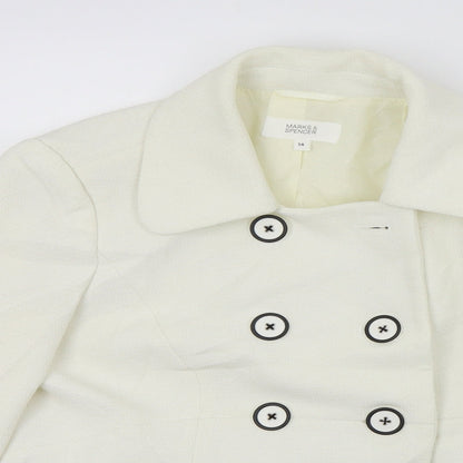M&S Womens White   Jacket