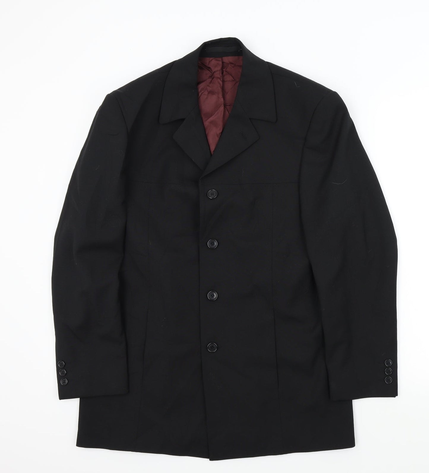 Mens UK Size L Burton Regular Black Suit Jacket