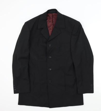 Mens UK Size L Burton Regular Black Suit Jacket