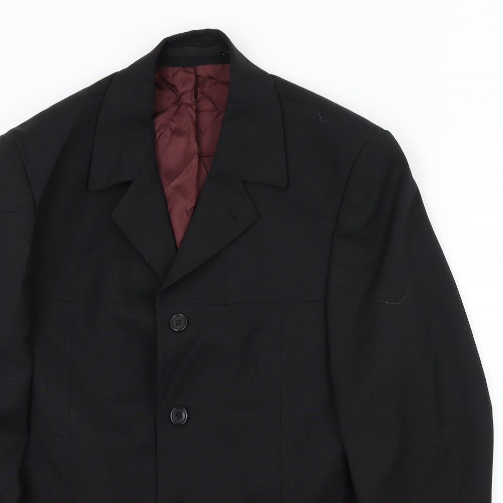 Mens UK Size L Burton Regular Black Suit Jacket