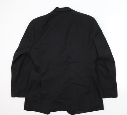Mens UK Size L greenwood Regular Black Suit Jacket