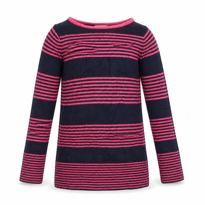 Indigo Girls Pink Striped  Jumper Dress  Size 5-6 Years