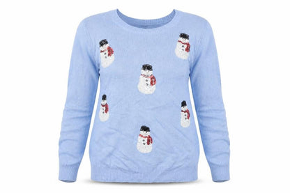 Marks & Spencer Womens Blue   Pullover Jumper Size S