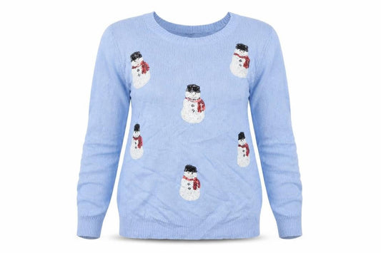 Marks & Spencer Womens Blue   Pullover Jumper Size S