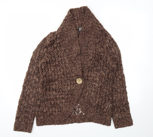 CASAMIA Womens Brown   Cardigan Jumper Size M
