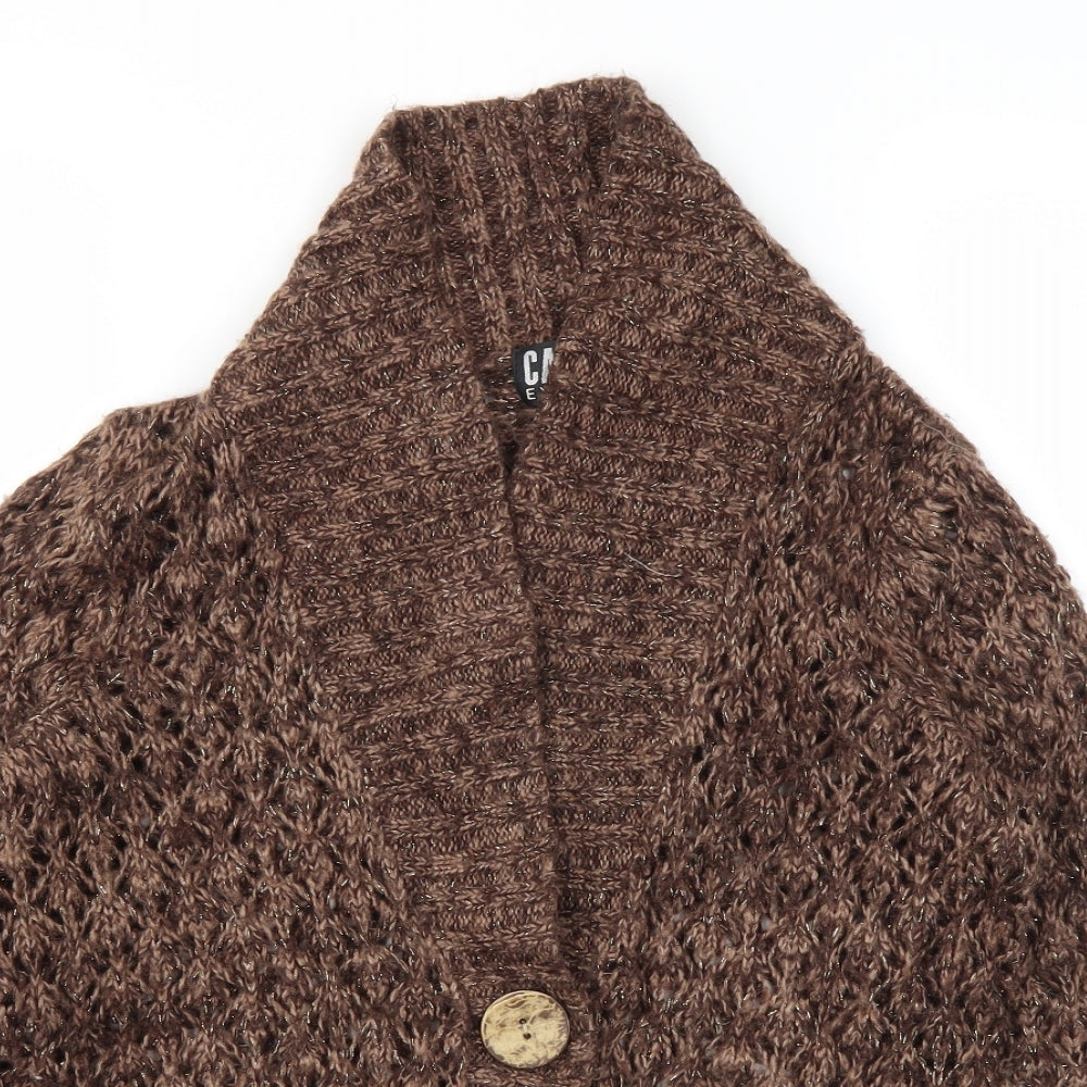 CASAMIA Womens Brown   Cardigan Jumper Size M