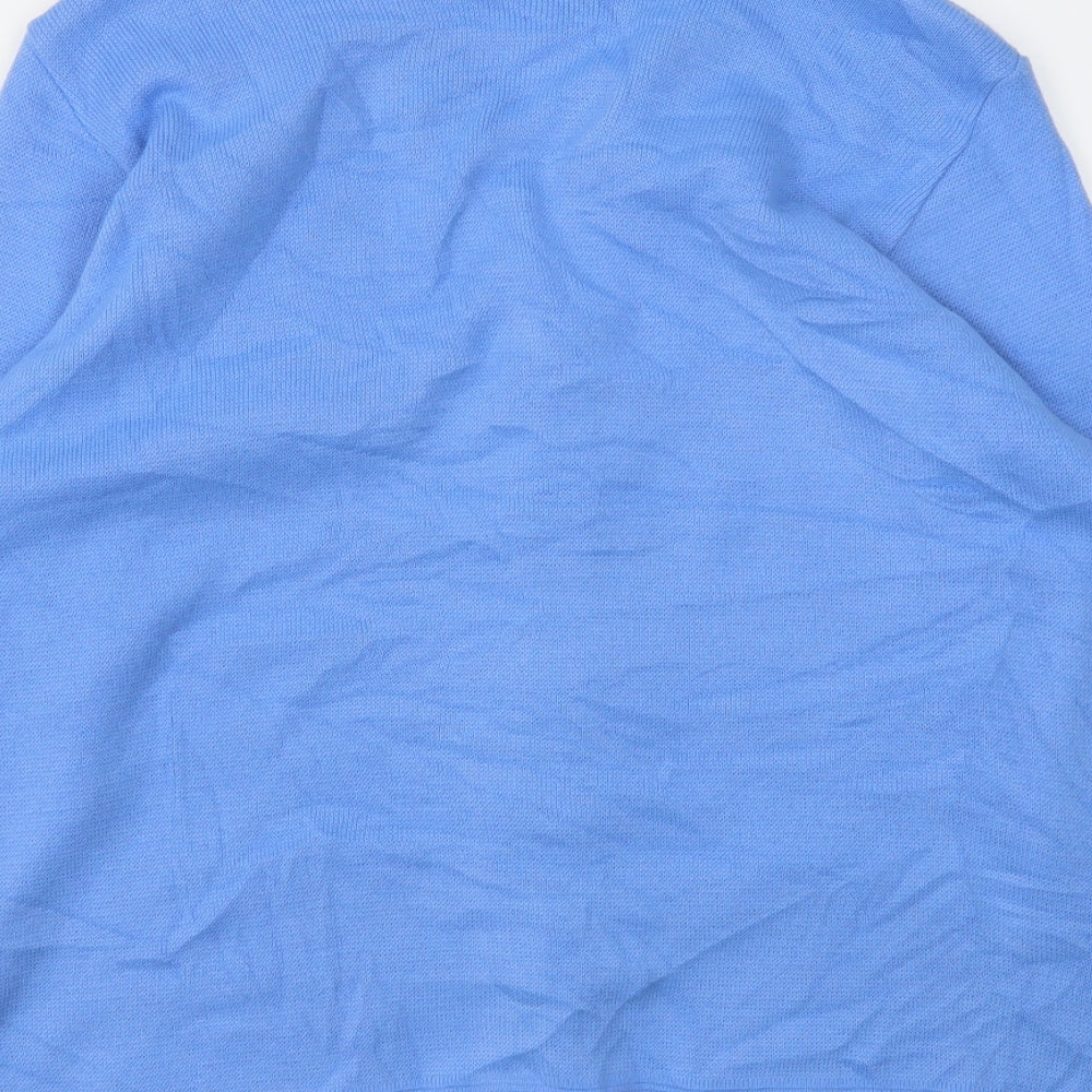 CARE Womens Blue   Cardigan Jumper Size XL