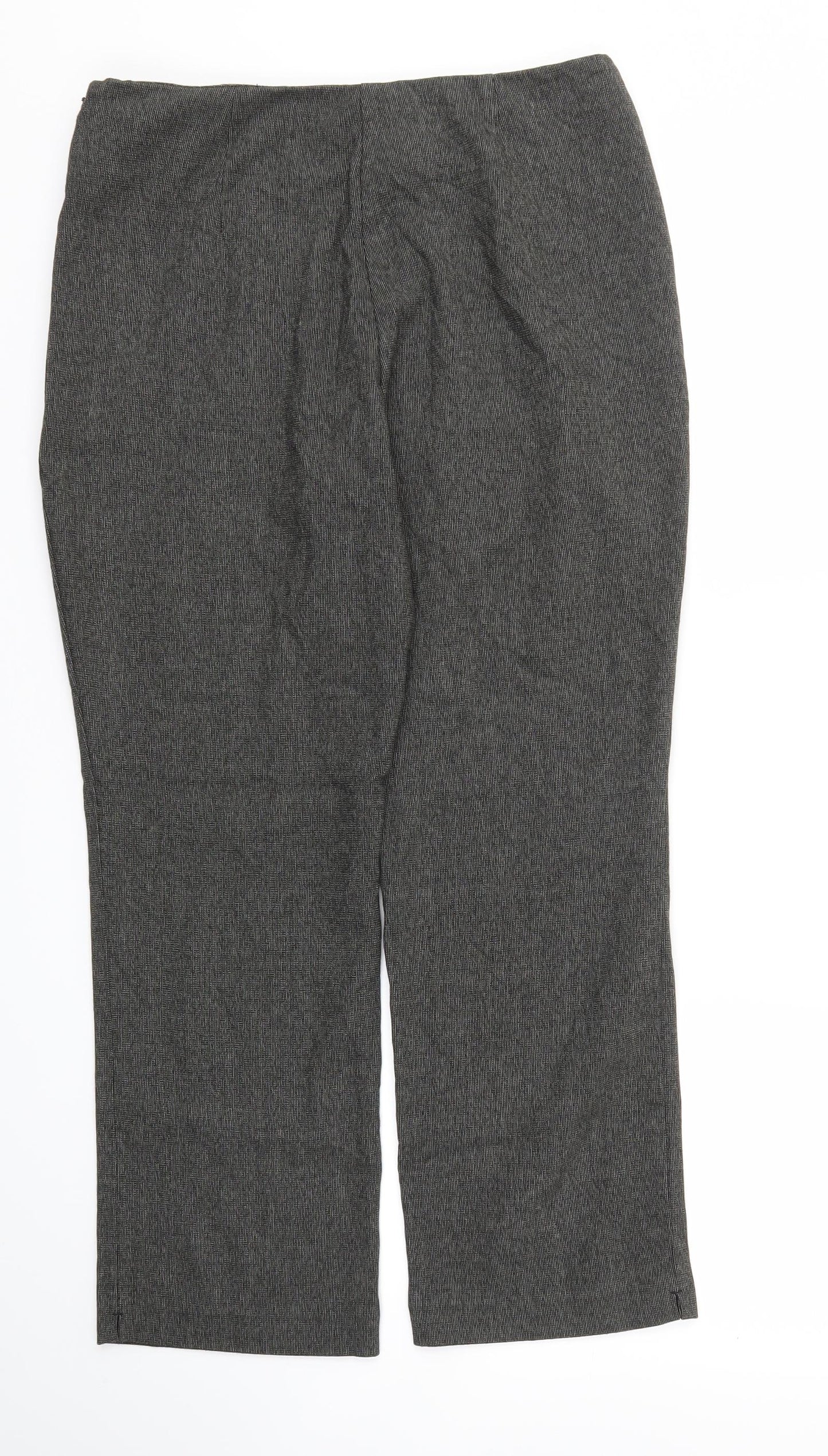 M&S Womens Grey   Trousers  Size 12 L26 in