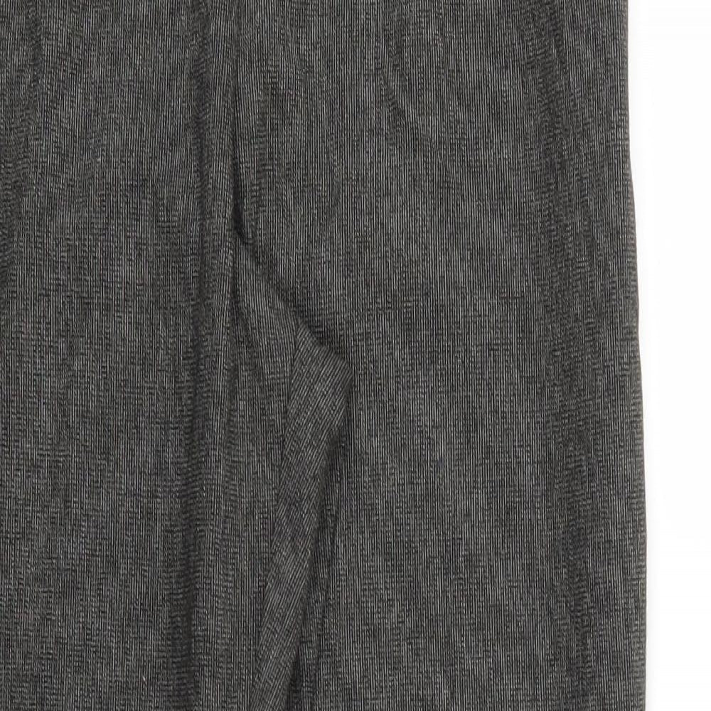 M&S Womens Grey   Trousers  Size 12 L26 in